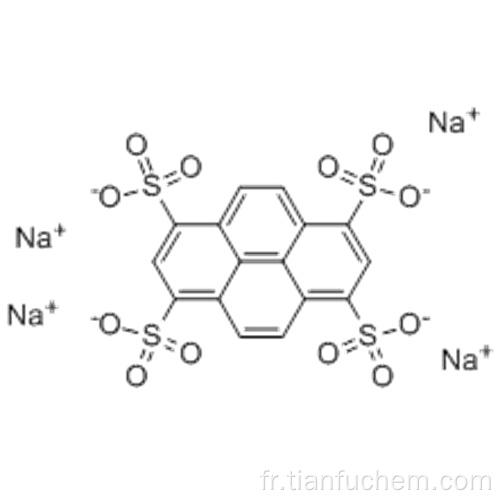 Acide 1,3,6,8-pyréné- sulfonique, sel de sodium (1: 4) CAS 59572-10-0